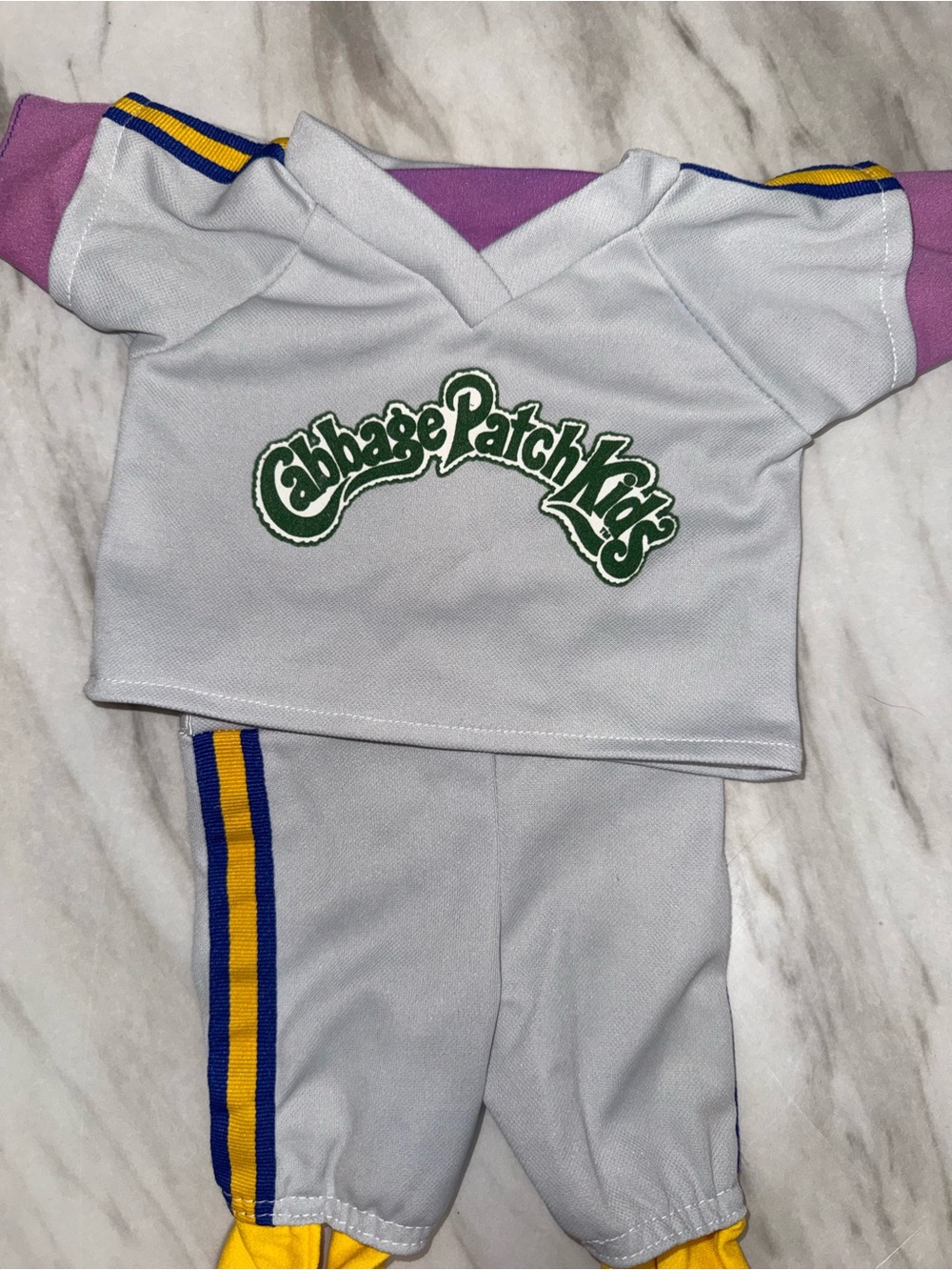 Cabbage Patch Kids softball/baseball Uniform vintage # 10